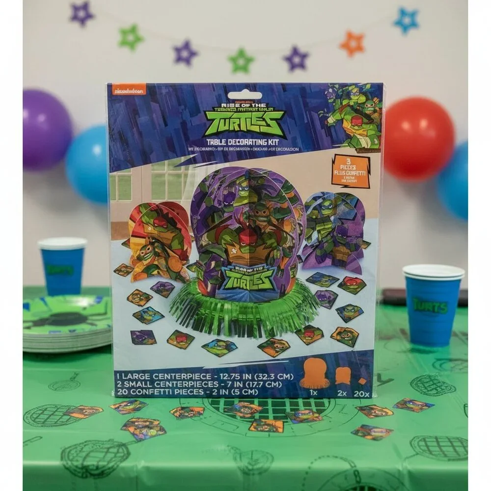 NEW‎ Nickelodeon TMNT Table Decorating Kit Teenage Mutant Ninja Turtles Party